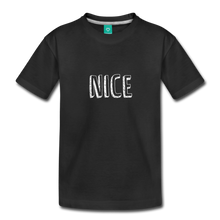 Afbeelding in Gallery-weergave laden, Kids shirt Nice - black