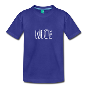 Kids shirt Nice - royal blue