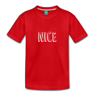 Kids shirt Nice - red