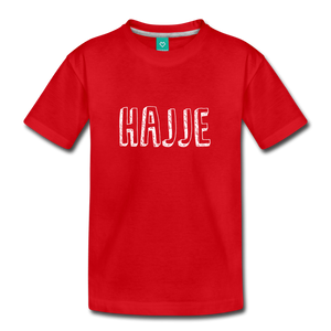 Kids T-shirt Hajje - red