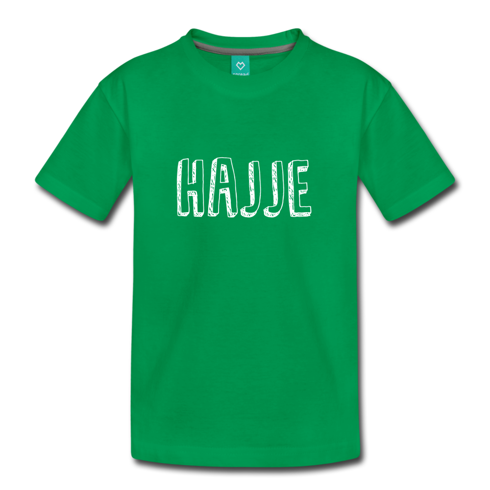 Kids T-shirt Hajje - kelly green